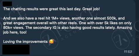 Creator earnings result achieved by FONCÉ Agency